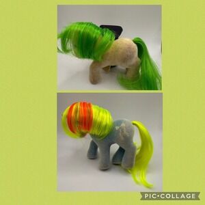 Vintage My Little Pony MLP So Soft Magic Star Lot Flocked Ponies